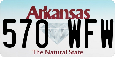 AR license plate 570WFW