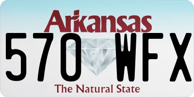 AR license plate 570WFX