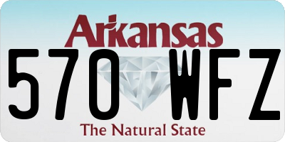 AR license plate 570WFZ