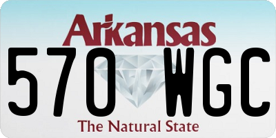 AR license plate 570WGC