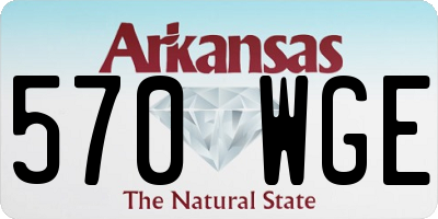 AR license plate 570WGE