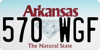 AR license plate 570WGF