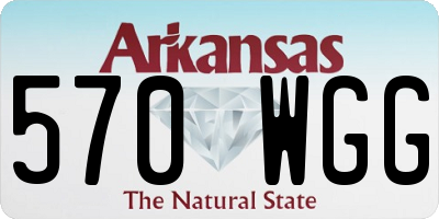 AR license plate 570WGG