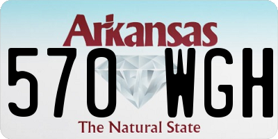 AR license plate 570WGH