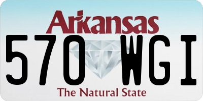 AR license plate 570WGI