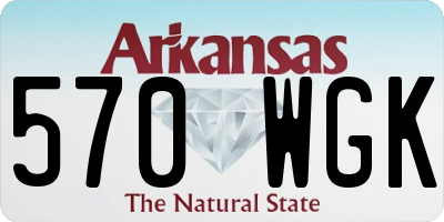 AR license plate 570WGK