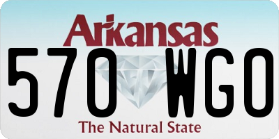 AR license plate 570WGO
