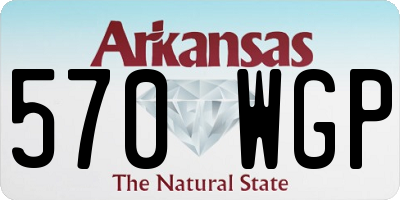 AR license plate 570WGP