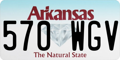 AR license plate 570WGV