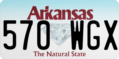 AR license plate 570WGX
