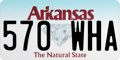 AR license plate 570WHA