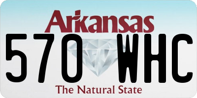 AR license plate 570WHC