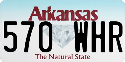 AR license plate 570WHR