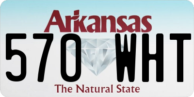 AR license plate 570WHT