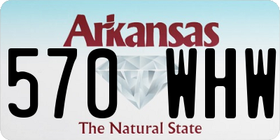 AR license plate 570WHW