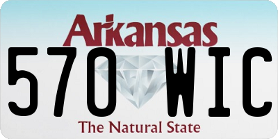 AR license plate 570WIC