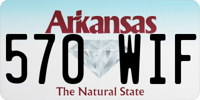 AR license plate 570WIF