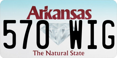 AR license plate 570WIG