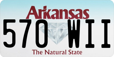 AR license plate 570WII