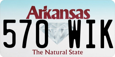 AR license plate 570WIK