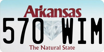 AR license plate 570WIM