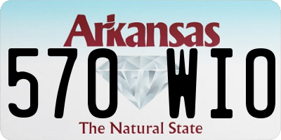 AR license plate 570WIO