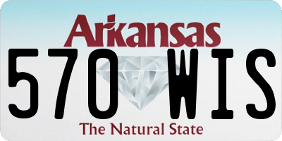 AR license plate 570WIS