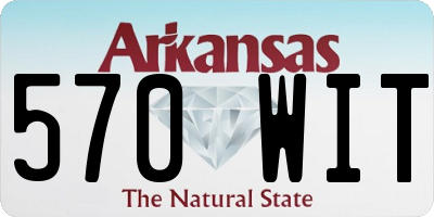 AR license plate 570WIT