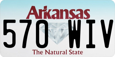 AR license plate 570WIV