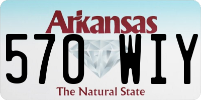 AR license plate 570WIY