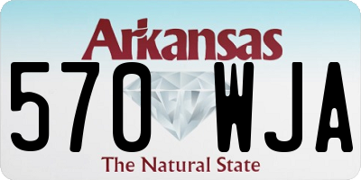 AR license plate 570WJA