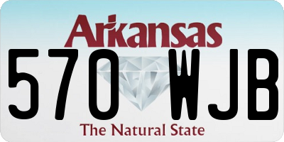 AR license plate 570WJB