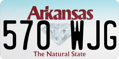 AR license plate 570WJG