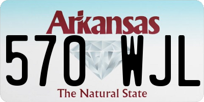AR license plate 570WJL