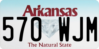 AR license plate 570WJM