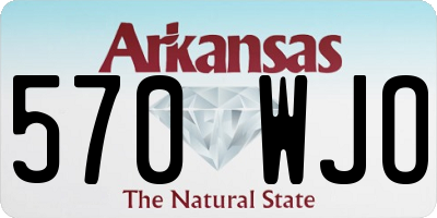 AR license plate 570WJO