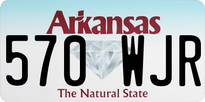 AR license plate 570WJR