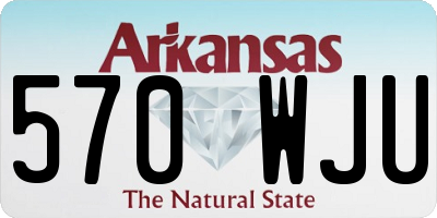 AR license plate 570WJU