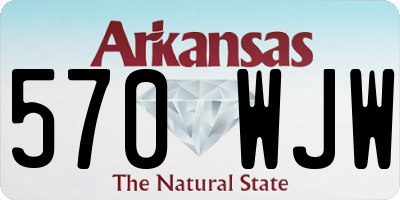 AR license plate 570WJW