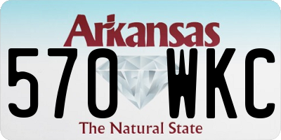 AR license plate 570WKC