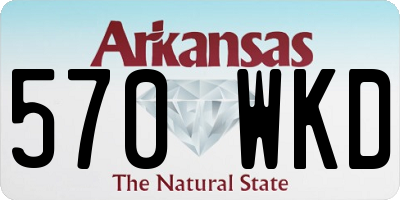 AR license plate 570WKD