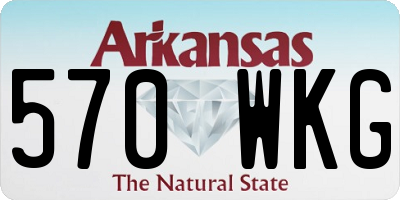 AR license plate 570WKG