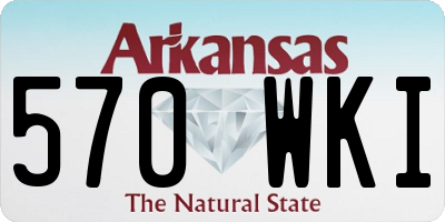 AR license plate 570WKI
