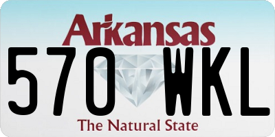 AR license plate 570WKL