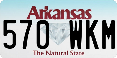 AR license plate 570WKM