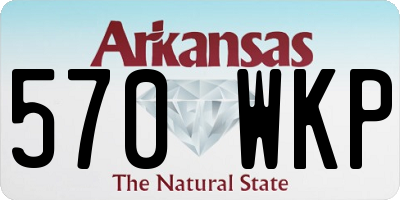 AR license plate 570WKP