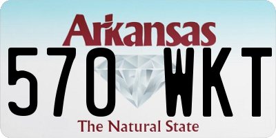 AR license plate 570WKT