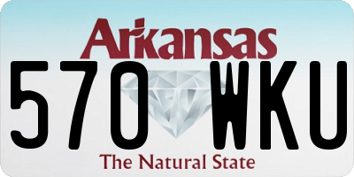 AR license plate 570WKU