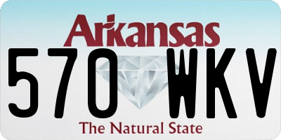 AR license plate 570WKV