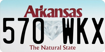 AR license plate 570WKX